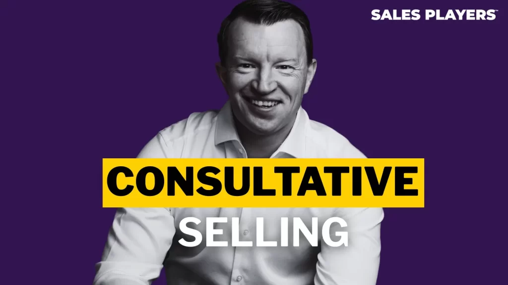 Picture of B2B sales coach, David White smiling and talking about consultative selling